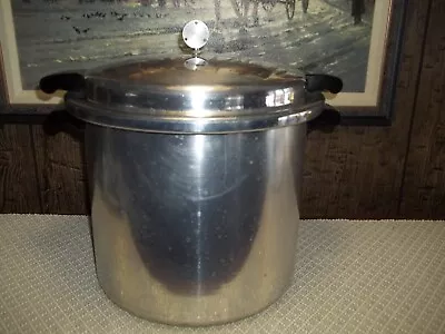 Vintage Mirro-Matic 22 Pressure Cooker Pressure Canner Aluminum 22 Quart M-0622 • $75