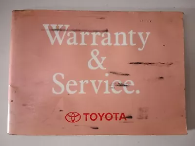 Toyota Landcruiser 80 Series Warranty And Service Booklets - Book Manual • $25