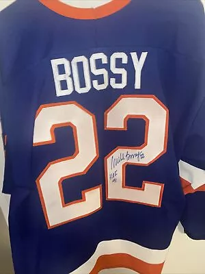 $389.99 • Buy Mike Bossy New York Islanders Signed Auto Vintage Blue CCM Jersey Mens XL