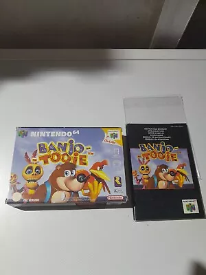 £105 • Buy Banjo Tooie N64 BOX & MANUAL ONLY NO GAME