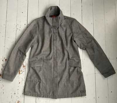 Merrell Grey Insulated Midi Zip Jacket Coat Large • £20