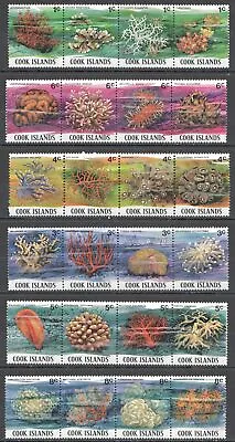 Wb001 1984 Cook Islands Coral Reefs Fish Marine Life Michel 55 Euro #978-01 Mnh • $12