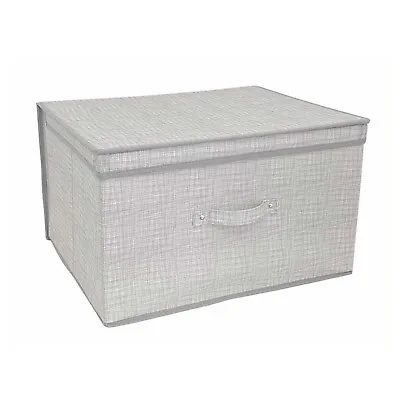 Large Collapsible Storage Box Folding Jumbo Storage Chest Kids Room Toy Box • £10.39