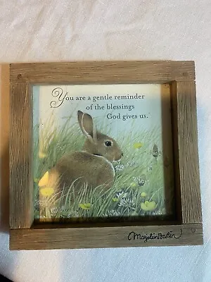Marjolein Bastin Print Rabbit Flowers Inspirational Quote Great Condition Lovely • $9