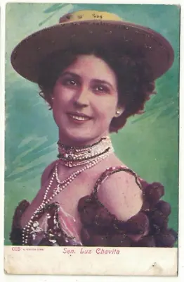 £2.25 • Buy Vintage French Postcard Of The Spanish Dancer Luz Chavita C1901 Theatre Glamour