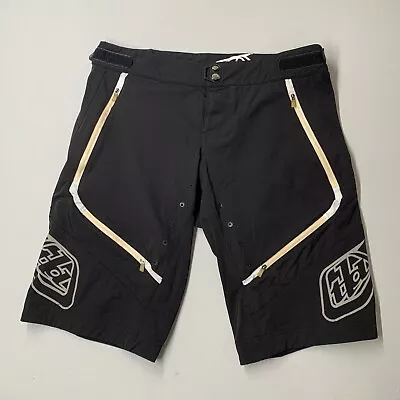 Troy Lee Designs Shorts Mens 34 Black 13  Mountain Bike Short Cycling Pockets * • $24.99