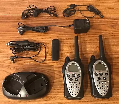 Pair Of Midland X-TRA Talk GXT-900-VP4 FRS GMRS 2-Way Handheld Radios W/ Extras! • $39.95