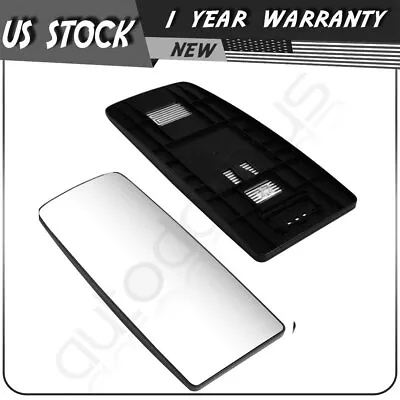 ✔For 2005-18 Volvo VNL Big Mirrors Plate Left+Right Side Heated Mirrors Glass • $46.88