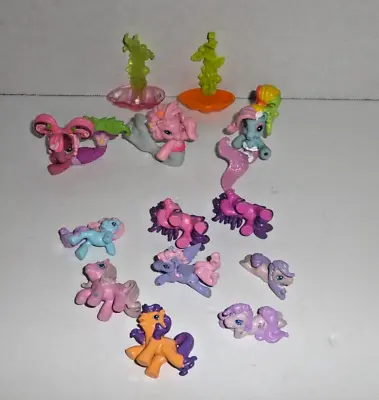 My Little Pony G3 G3.5 Rainbow Dash Mermaid Figure Mini Figure Lot Merpony • $25