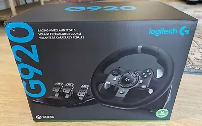 Logitech Driving Force G920 Racing Wheel Force Feedback Steering Wheel Xbox PC • $200