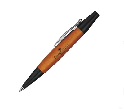 Faber-Castell Ballpoint Pen E-motion Wood Barrel Of Brown Maple Wood (#148301) • $45.50