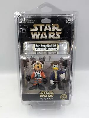 Disney Star Wars Weekends 2014 Mickey Luke Donald Han Figure LE 0226/1980 NEW • $99.55