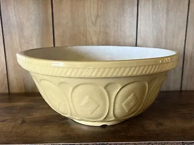 Vintage  TG Green GRIPSTAND 6’s Large 12  Yellow Mixing Bowl Made In England • $50