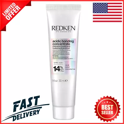 Redken Leave In Conditioner Damaged Hair Repair Acidic Bonding Concentrate 1 Oz. • $17.19