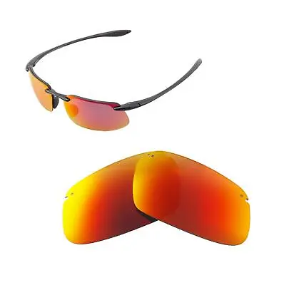 Walleva Polarized Fire Red Replacement Lenses For Maui Jim Kanaha Sunglasses • $24.99