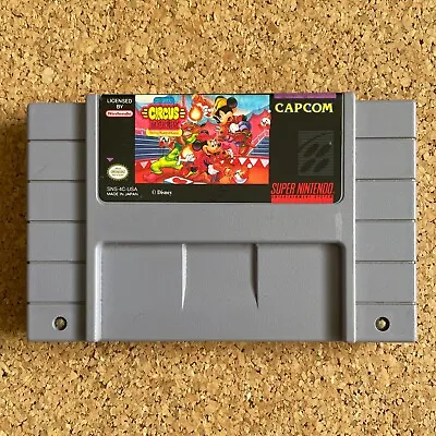 The Great Circus Mystery Mickey Mouse (Super Nintendo SNES 1994) - Tested! • $35