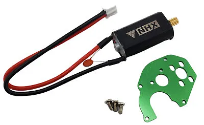 NHX RC Fast Mini Brushed Motor W/ Brass 11T Gear Modified Plate For SCX24 Green • $14.95