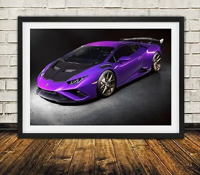 Styled Lamborghini Huracan EVO - High Quality Premium Poster Print • $39.95