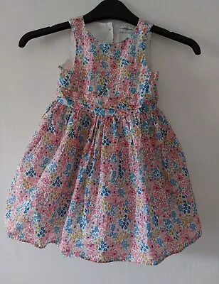 £1.99 • Buy Girls Pretty Floral Dress Age 12-18 Months Excellent Condition 