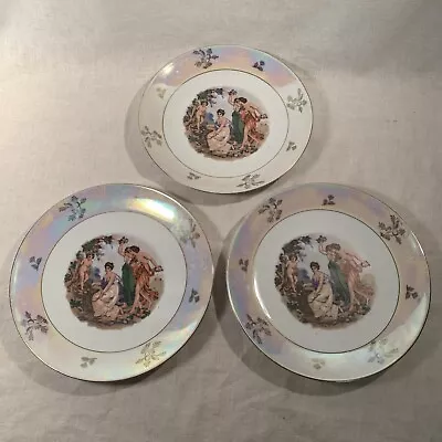 3 Kahla China Plates 9” GDR Germany • $30