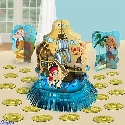 Jake And The Never Land Pirates Centerpiece Birthday Decorations Party Supplies • £6.74