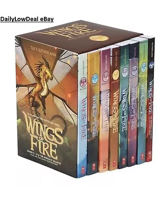 Wings Of Fire: 8 Book Box Set (# 9-15 + The Winglets Quartet) Tui T Sutherland • $38.05