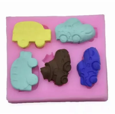 Car Silicone Mould Fondant Icing Sugar Craft Mold Cake Decoration Craft 3D • £3.05