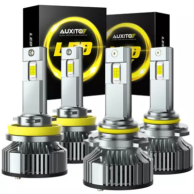 AUXITO LED Headlight Light Bulbs 100000LM 6500K 9005 HB3 H11/H8 H13 9012 D1S D3S • $9.49