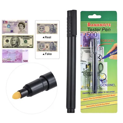 £4.99 • Buy Counterfeit Bill Detector Pen Detection Counterfit Marker Money Tester Checker