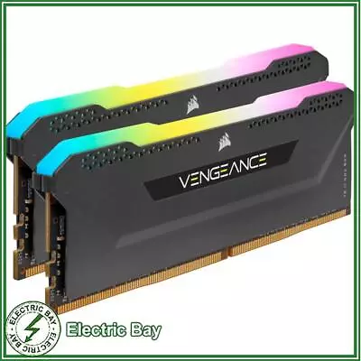 Corsair VENGEANCE RGB PRO SL 32GB 3600MHz CL18 RGB LED Black DDR4 Desktop RAM • $165