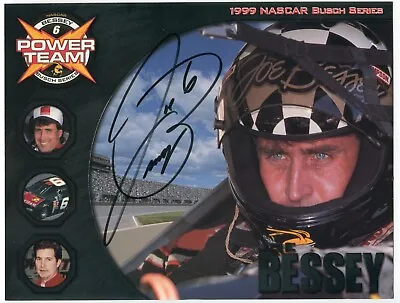 Joe Bessey Signed 8x10 Inch Photo NASCAR Racing Race Car Driver • $30