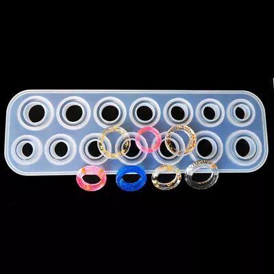 £3.69 • Buy Classic Ring Silicone Resin Mold Jewellry Making Mould Epoxy Casting Craft DIY