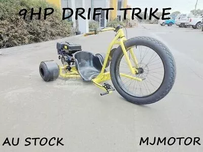 9hp 270cc Motorised Drift Trike Huffy Slider Fat Boy Gokart Fatboy Dt4 Yellow • $1599