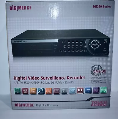 $140 • Buy DigiMerge DH230 Series  DH238000 TOUCH DVR NO HDD H.264 Recorder