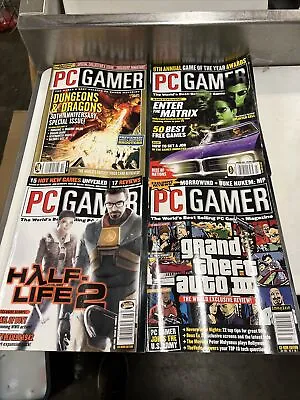 PC Gamer Magazine Lot Of 4 (2002/3/4)  • $19.99