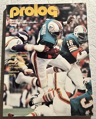 1974 PRO Football Annual MIAMI Dolphins MERCURY MORRIS NFL Preview NFL 160 Pages • $35.99