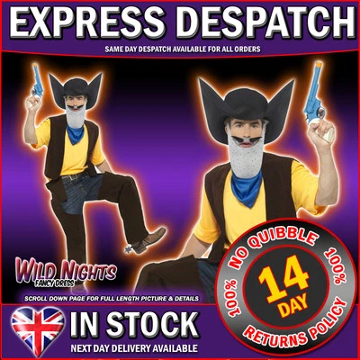 £32.70 • Buy Fancy Dress # Mens Superted Texas Pete Costume Med