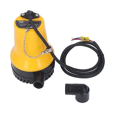 (DC12V)Bilge Pump Compact Heavy Duty Waterproof Boat Submersible Water Pump For • £79.06