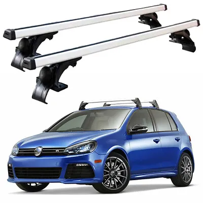 $151.07 • Buy Car Top Roof Rack Cross Bar Luggage Carrier Aluminum For VW Golf MK6 2009-2013
