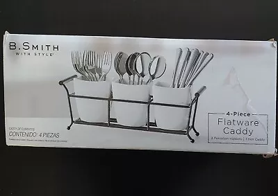 B. Smith With Style 4-piece Flatware Caddy • $25