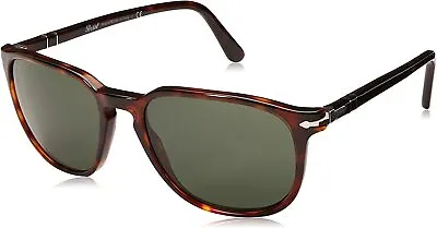$119.99 • Buy Persol 0PO3019S24/3152 Men's Oval Sunglasses, Tortoise Frame, Green 52mm Lens