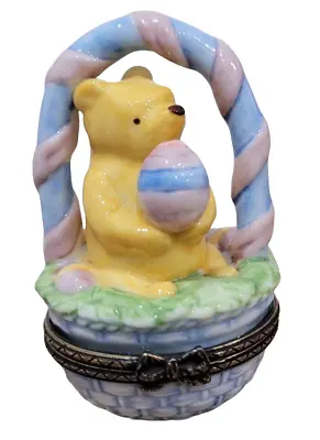 Disney Winnie The Pooh Easter Trinket Hinged Box Midwest Cannon Falls • $35