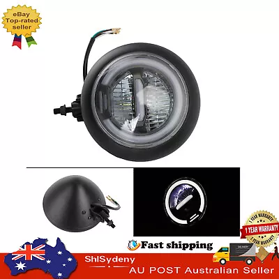 7 Inch Motorcycle LED Headlight Round Projector For Cafe Racer Chopper Criuser • $60.89