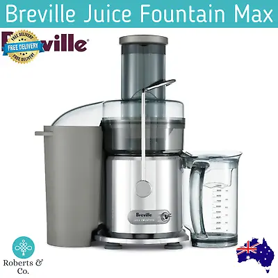Breville Juice Fountain Max Juice Machine Wide Chute Juicer Fruit Juicer • $276.49