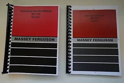 Mass./Ferguson MF135 Operators Manual And Workshop Manual • £37