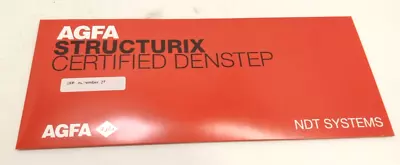 Agfa 3UEPB Structurix Certified Denstep X-Ray Film 15 Step Strip 25.4cm X 3.5cm • $124.99