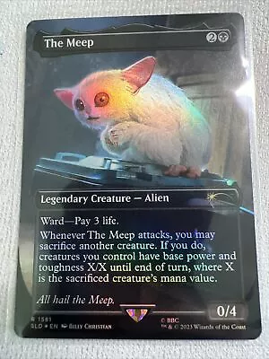 MTG Secret Lair The Meep FOIL From Doctor Who Regeneration Set • $69.50