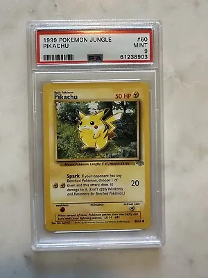 $15 • Buy Pokemon Pikachu Jungle 60 PSA 9