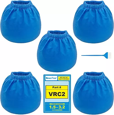 5 Pack VRC2 Vacuum Filter For Armor All 2.5 Gallon And Vacmaster 1.5 To 3.2 Gall • $18.41