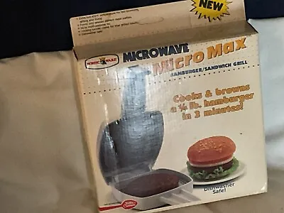 Nordic Ware Microwave Micro Max Hamburger Sandwich Grill 67000 • $13.95